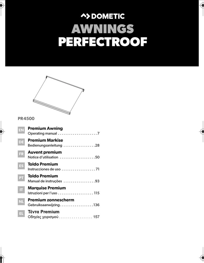 Dometic PR4500 operating manual