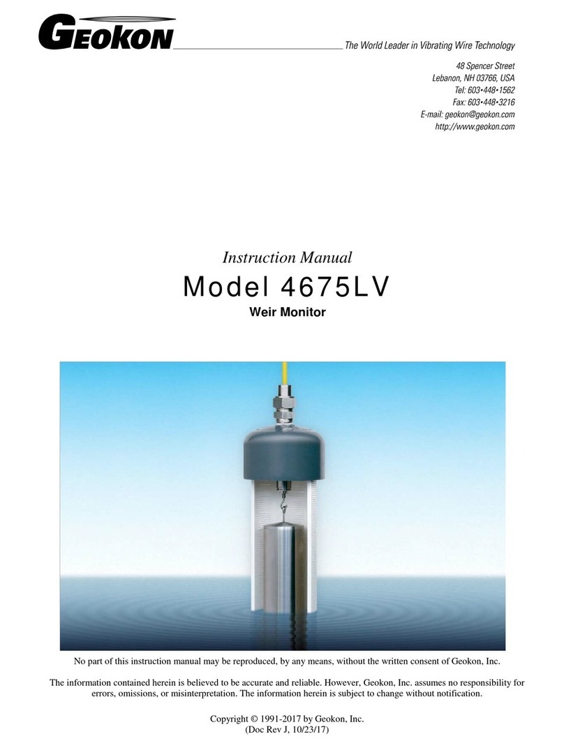 Geokon 4675LV User manual
