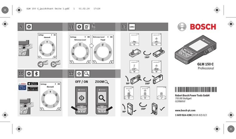 Bosch GLM 150 C Professional User manual
