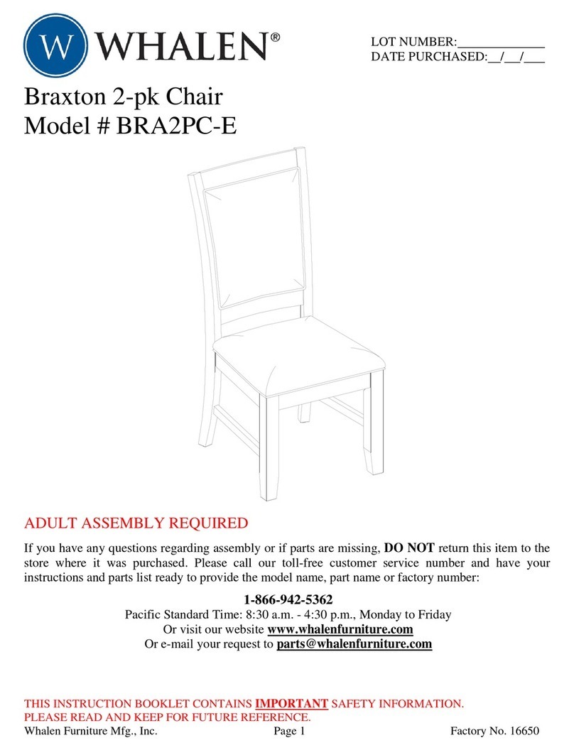 Whalen BRA7PD-E instruction manual