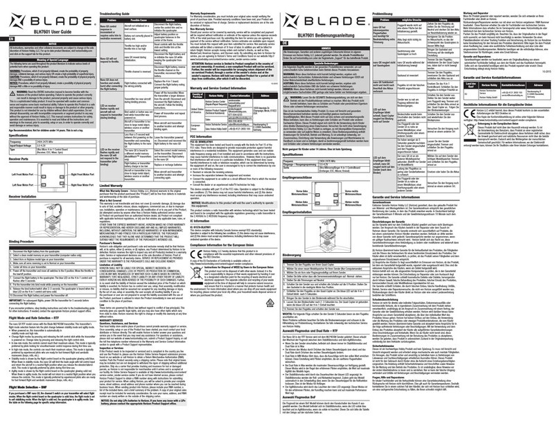 Blade BLH7601 user guide