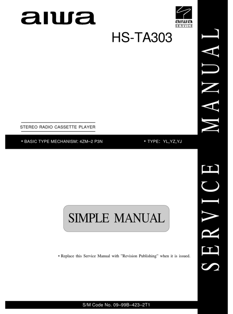 Aiwa HS-TA303 User manual
