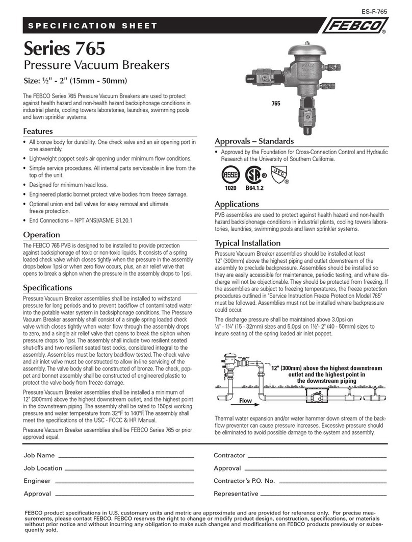 FEB Series 765 Service instruction