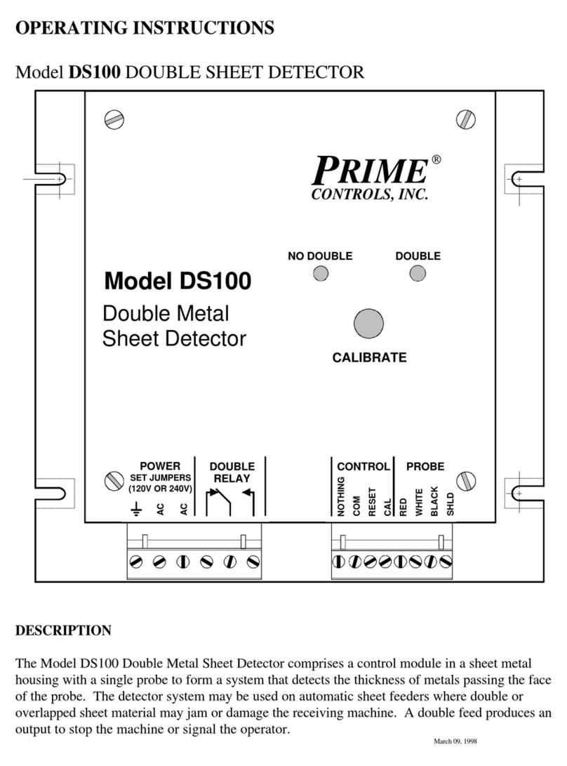 Prime DS100 operating instructions