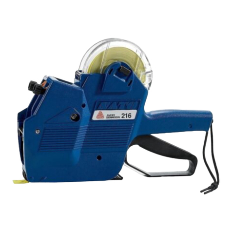 Avery Dennison PB-XL User manual