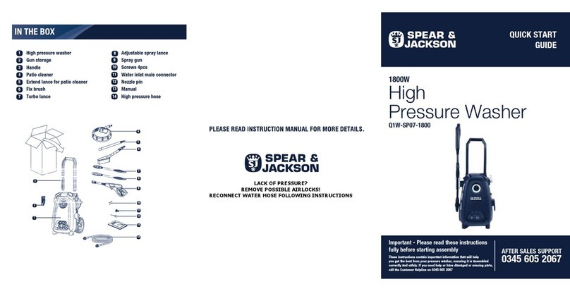 Spear & Jackson Q1W-SP07-1800 quick start guide
