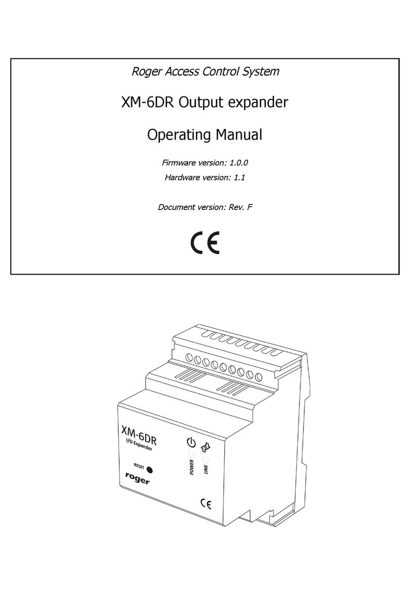 Roger XM-6DR User manual