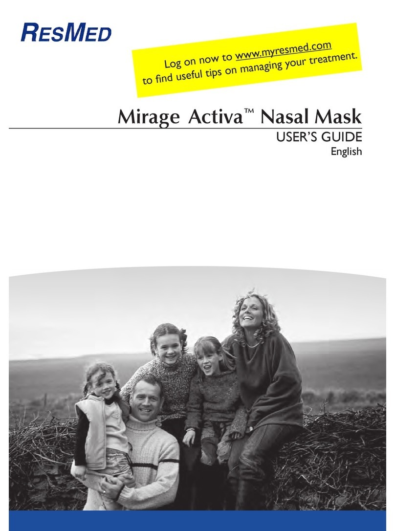 ResMed Mirage Activa user guide
