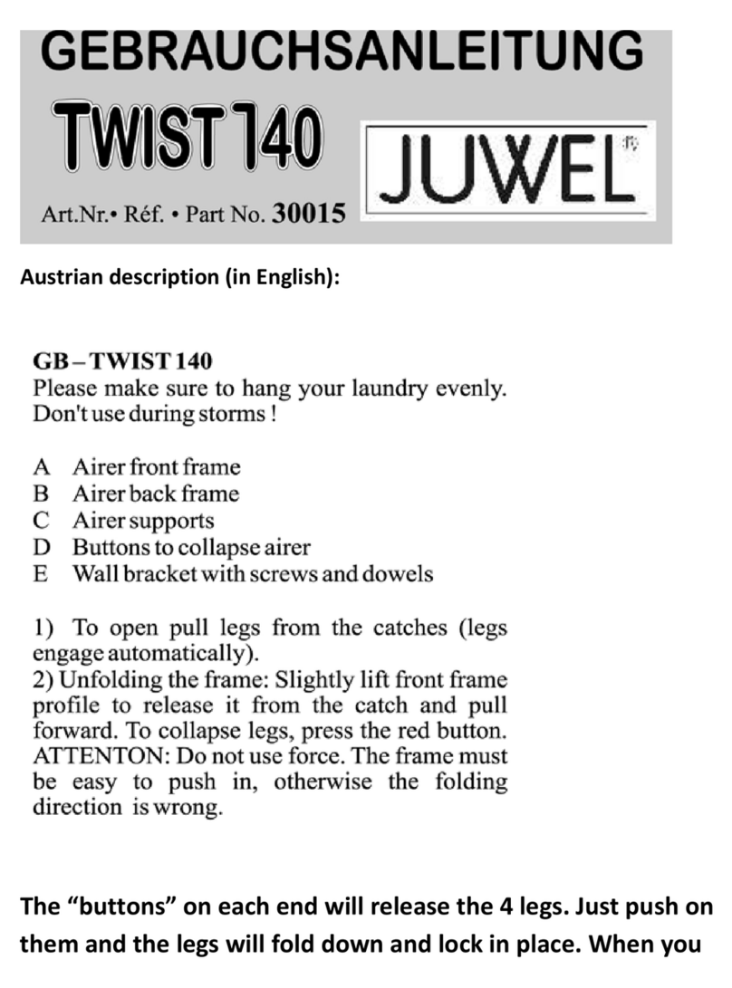 juwel TWIST 140 User manual