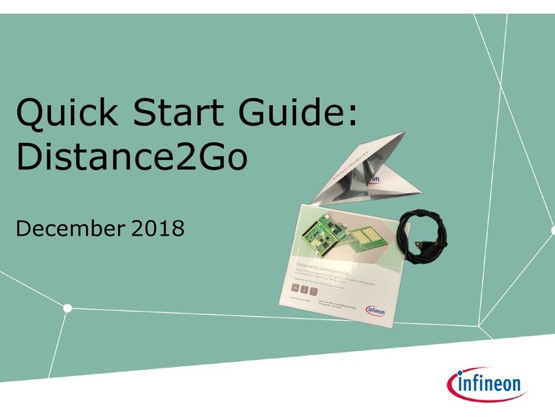 Infineon Distance2Go Operating and maintenance instructions