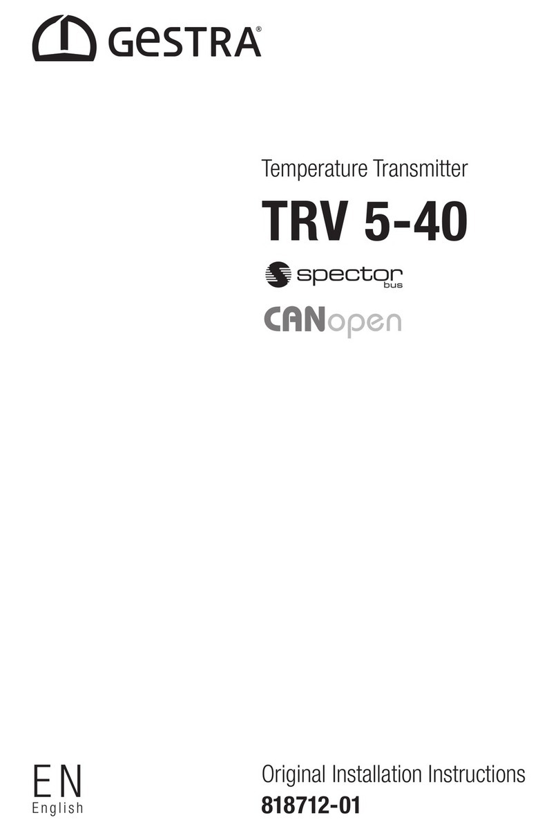 GESTRA TRV 5-40 installation instructions