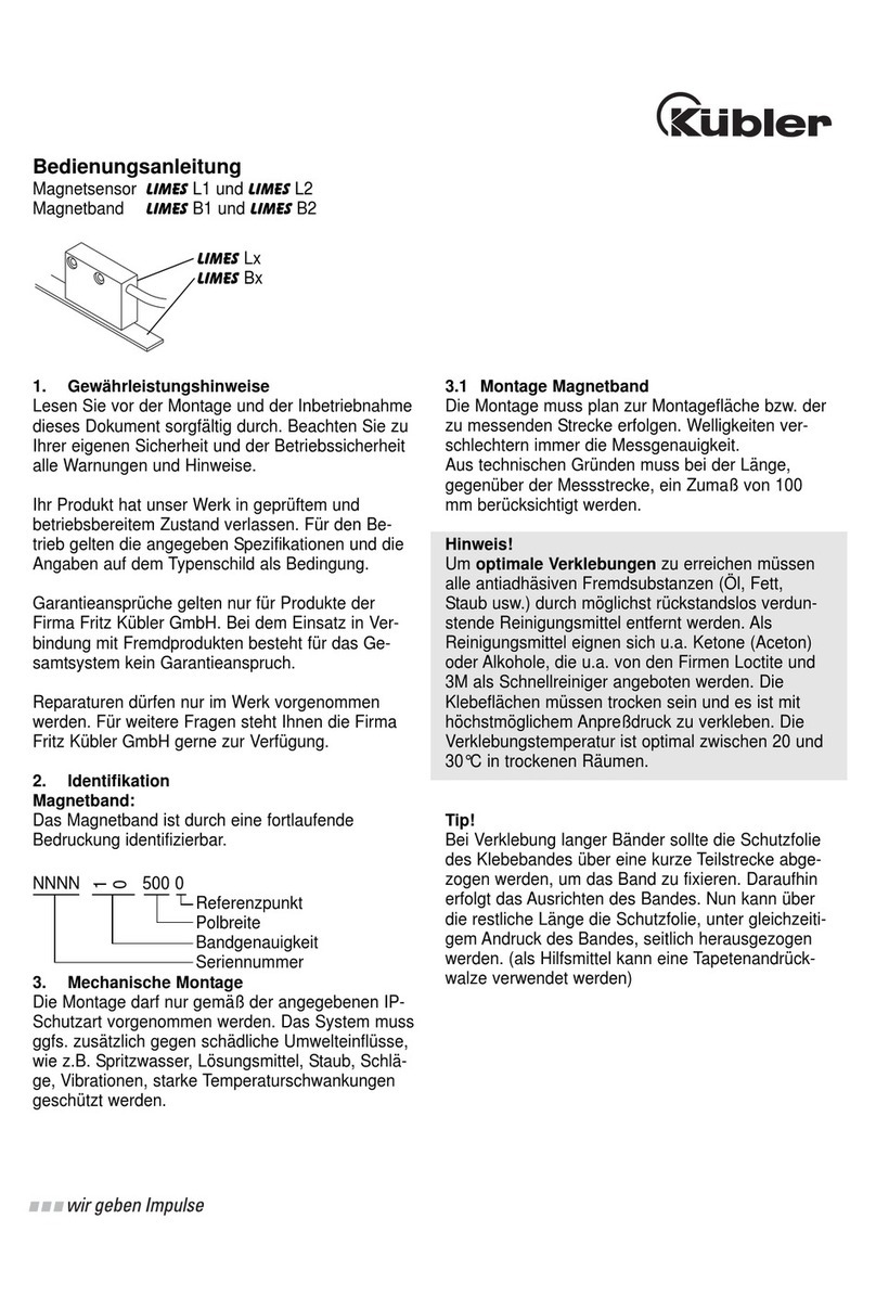 Kubler Limes L1 User information