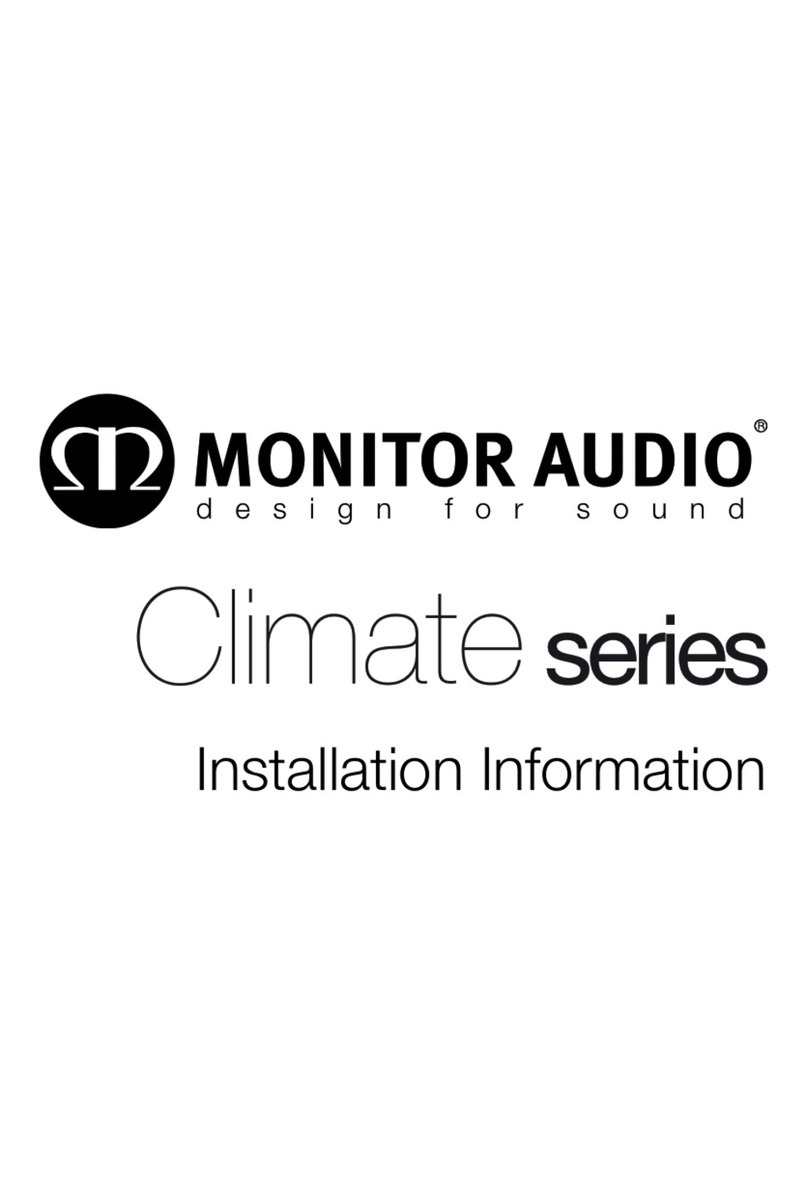 Monitor Audio Climate Series Service manual