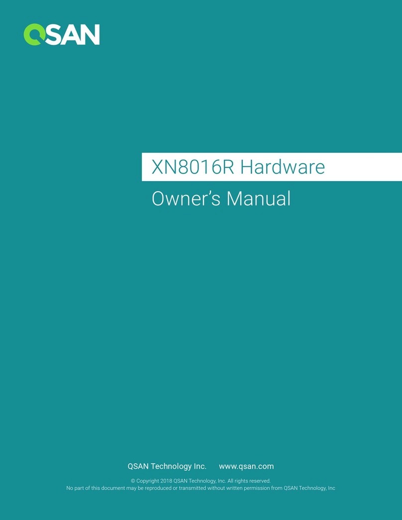 Qsan XN8016R owner's manual