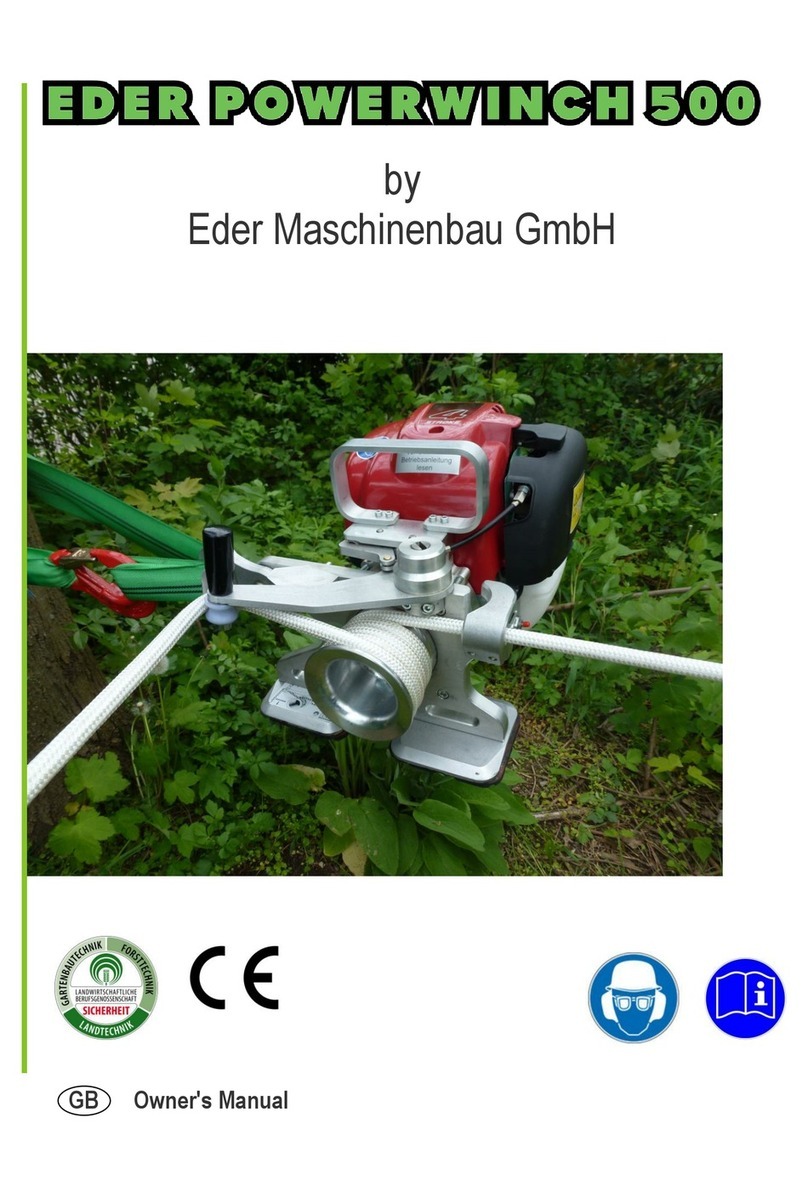 EDER Powerwinch 500 owner's manual
