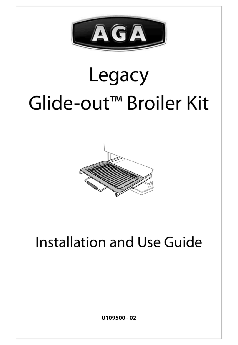 AGA Glide-out Installation and use guide