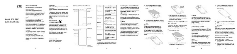 Zte T617 User manual