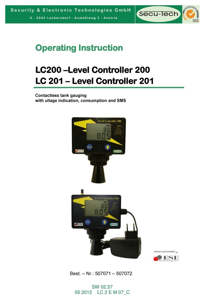Secu-tech LC200 Operating	 instruction