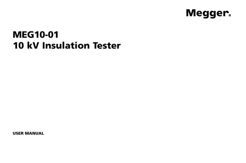 Megger MEG10-01 user manual