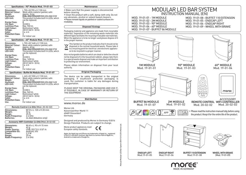 Moree 19-01-01 instruction manual Moree 19-01-01 instruction manual