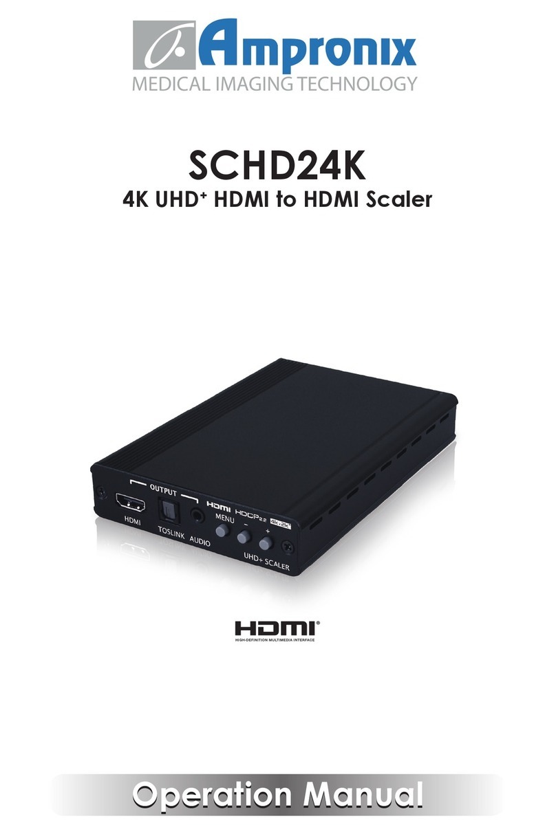 Ampronix SCHD24K Operation manual