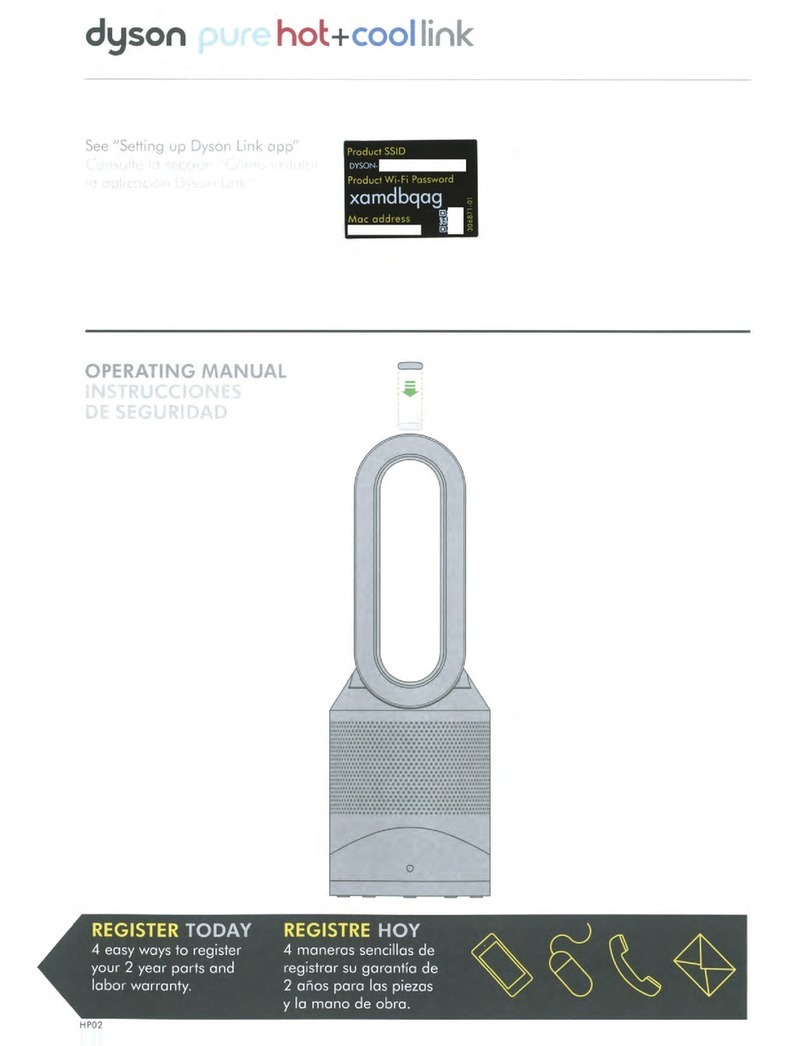 Dyson purehot+cool link operating manual