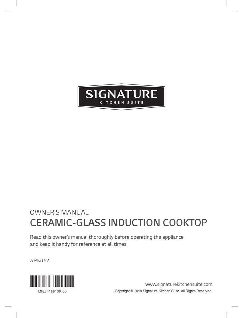 Signature Kitchen Suite HN951VA owner's manual Signature Kitchen Suite HN951VA owner's manual