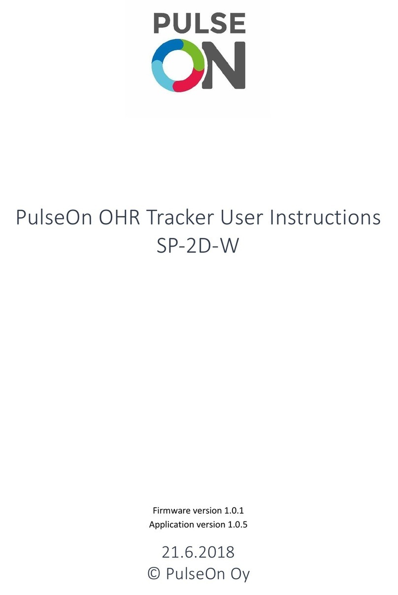 PulseOn SP-2D-W User instructions