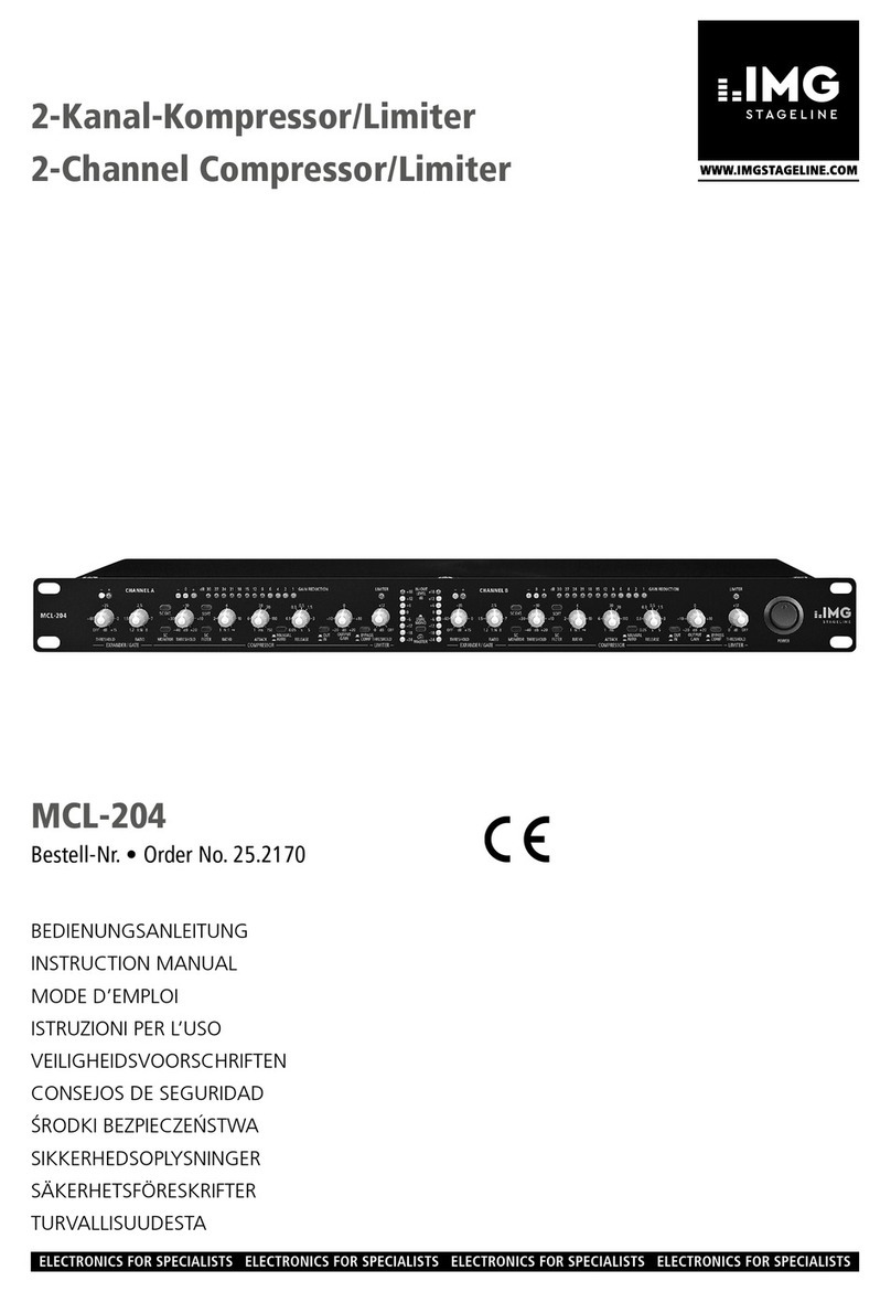 IMG STAGE LINE MCL-204 instruction manual