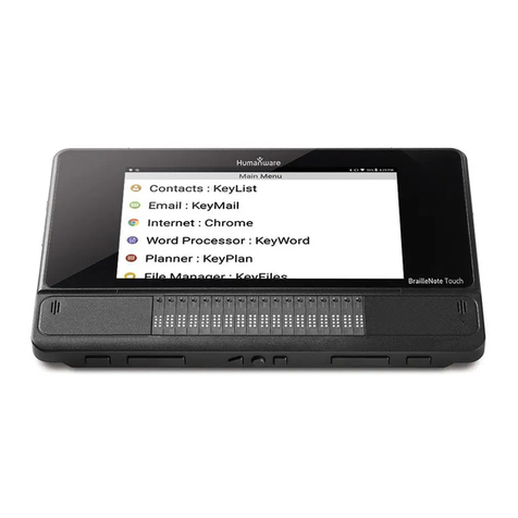 Humanware BrailleNote Touch 18 user guide