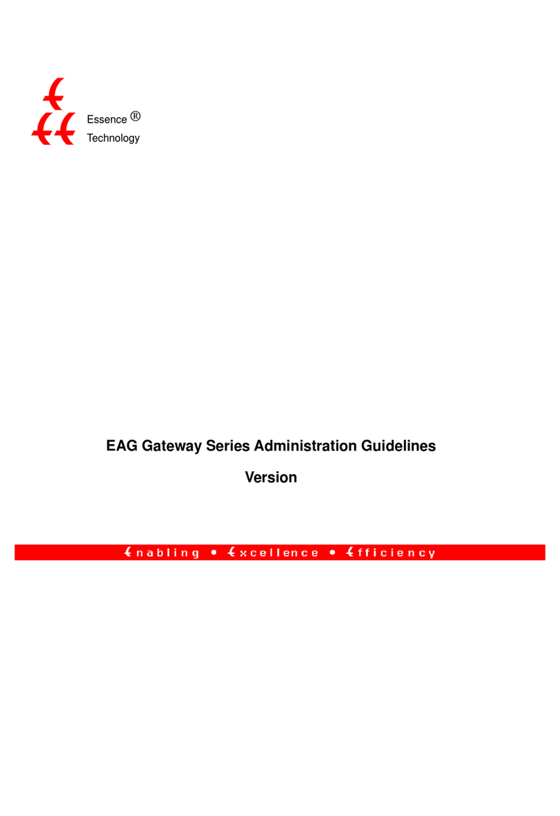 Essence Technology EAG Series Administration guide