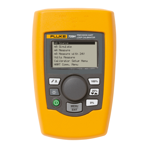 Fluke 709 User manual