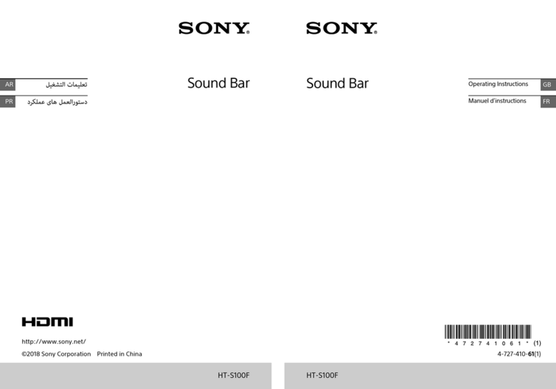 Sony HT-S100F User manual