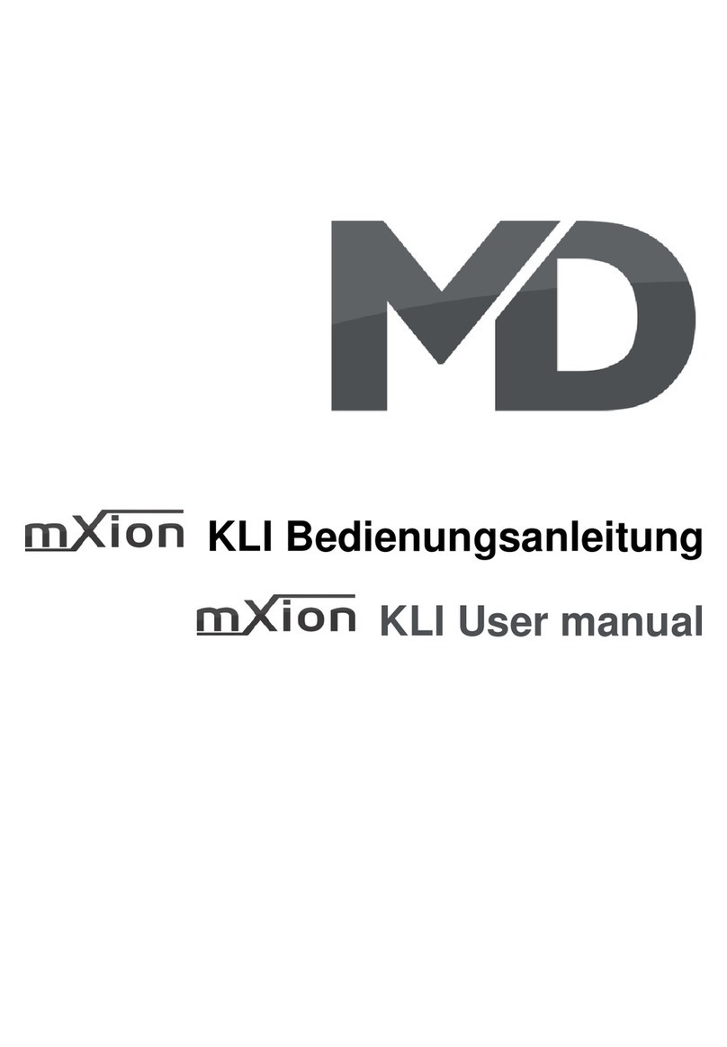 MD mXion KLI user manual