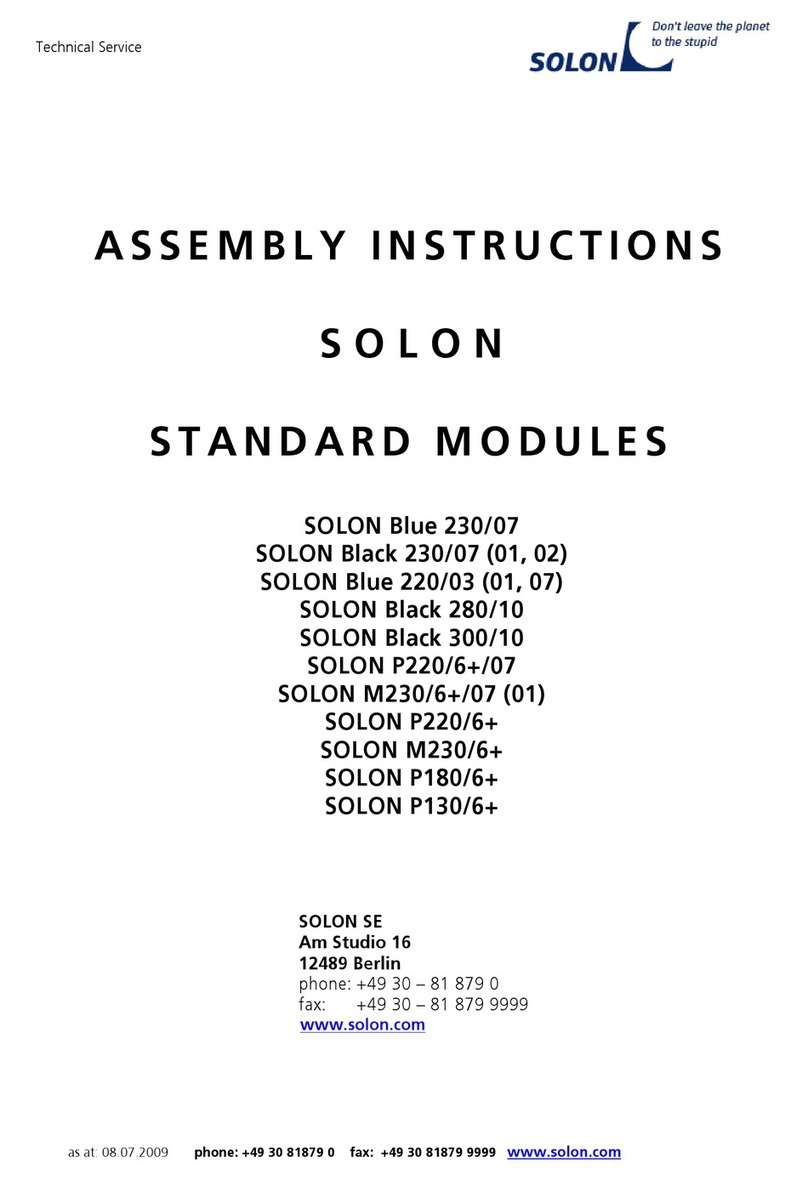 Solon Blue 230/07 Assembly instructions