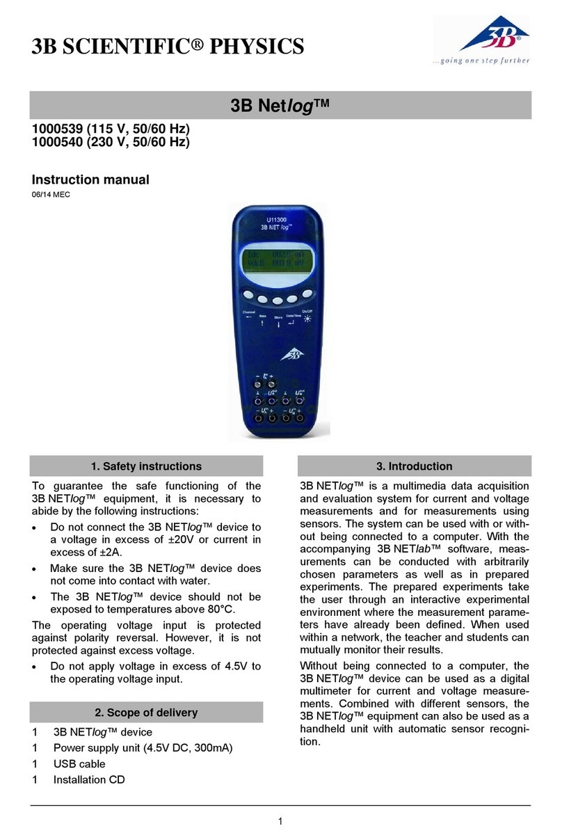 3B SCIENTIFIC 1000539 instruction manual
