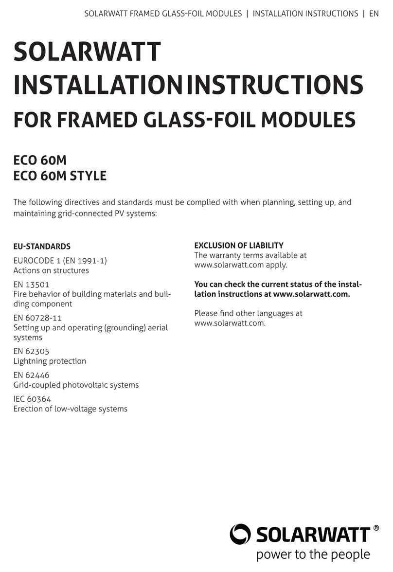 solarwatt BLACK 60M STYLE User manual
