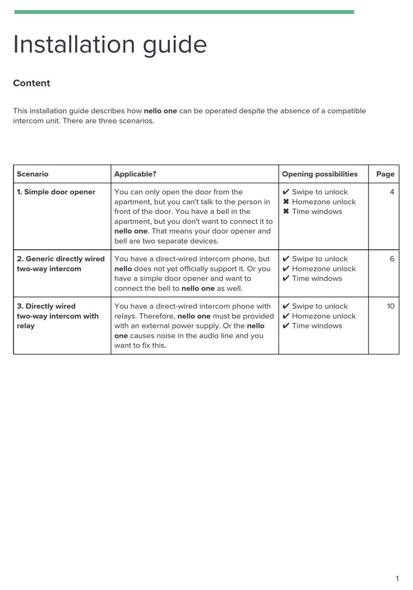 Nello one installation guide