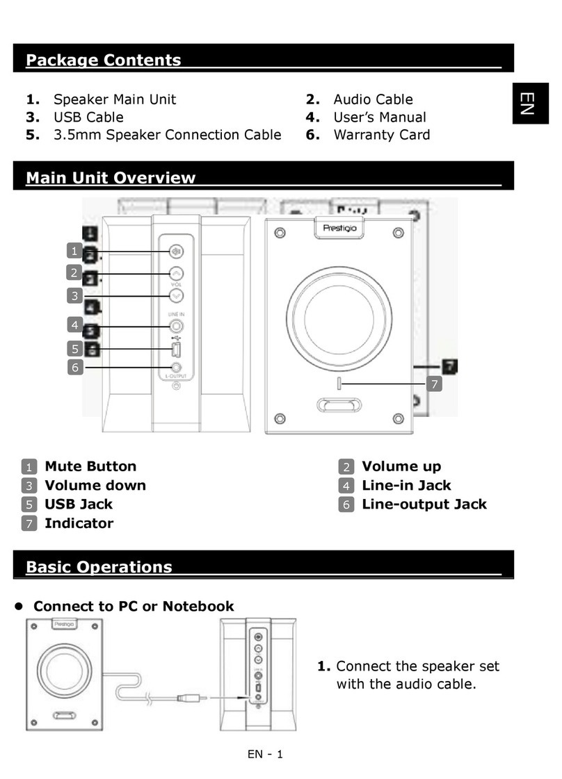 Prestigio PSP1 User manual