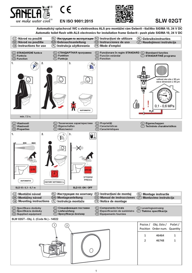 Sanela SLW 02GT Instructions for use