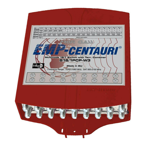 EMP-Centauri S16/1PCP-W3 instruction manual