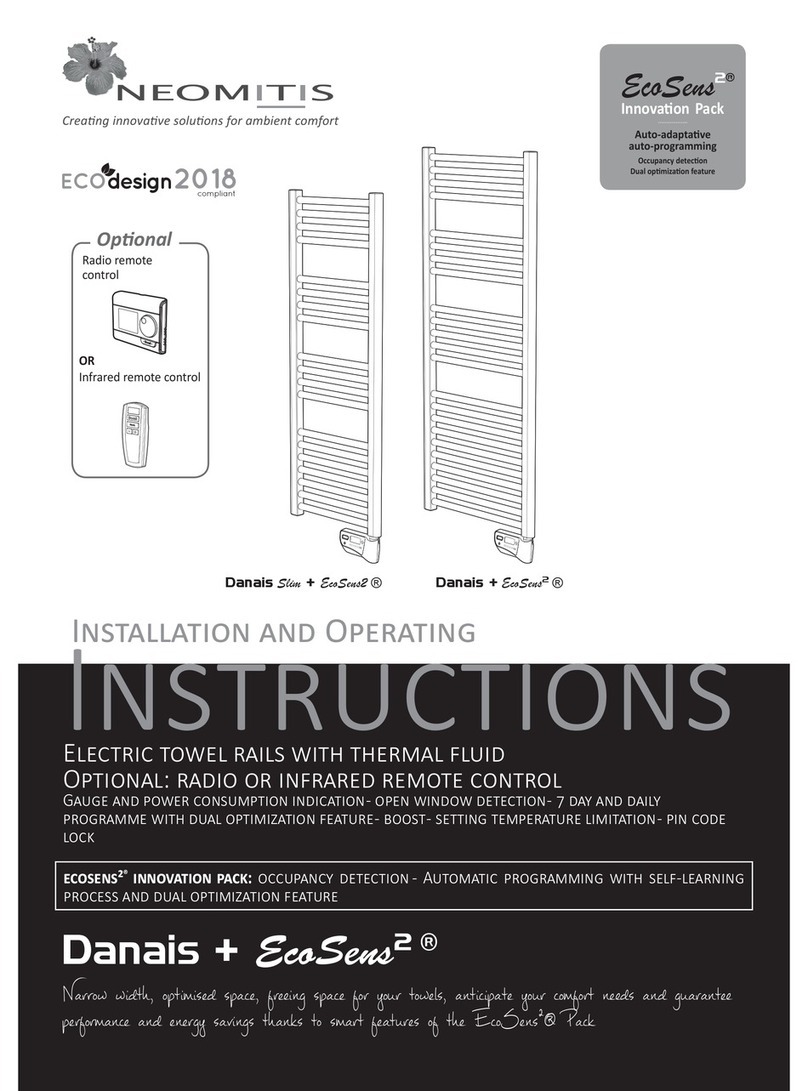Neomitis DANAIS SLIM + EcoSens2 SERIES User manual