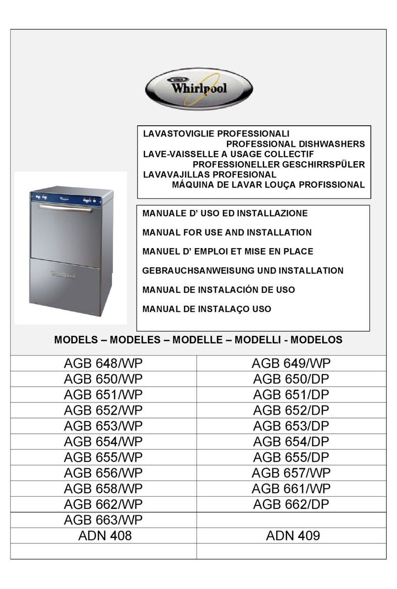 Whirlpool AGB 648/WP Manual for use and installation