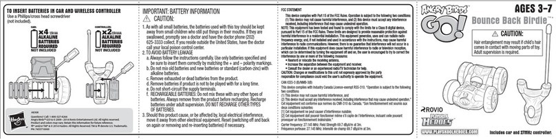 Hasbro Angry Birds GO! User manual Hasbro Angry Birds GO! User manual