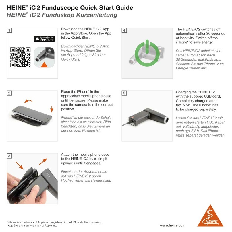 HEINE iC 2 Operating and maintenance instructions