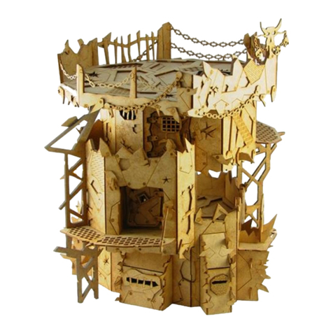 Tabletop Scenics IRONTOOF BASTION Assembly instruction