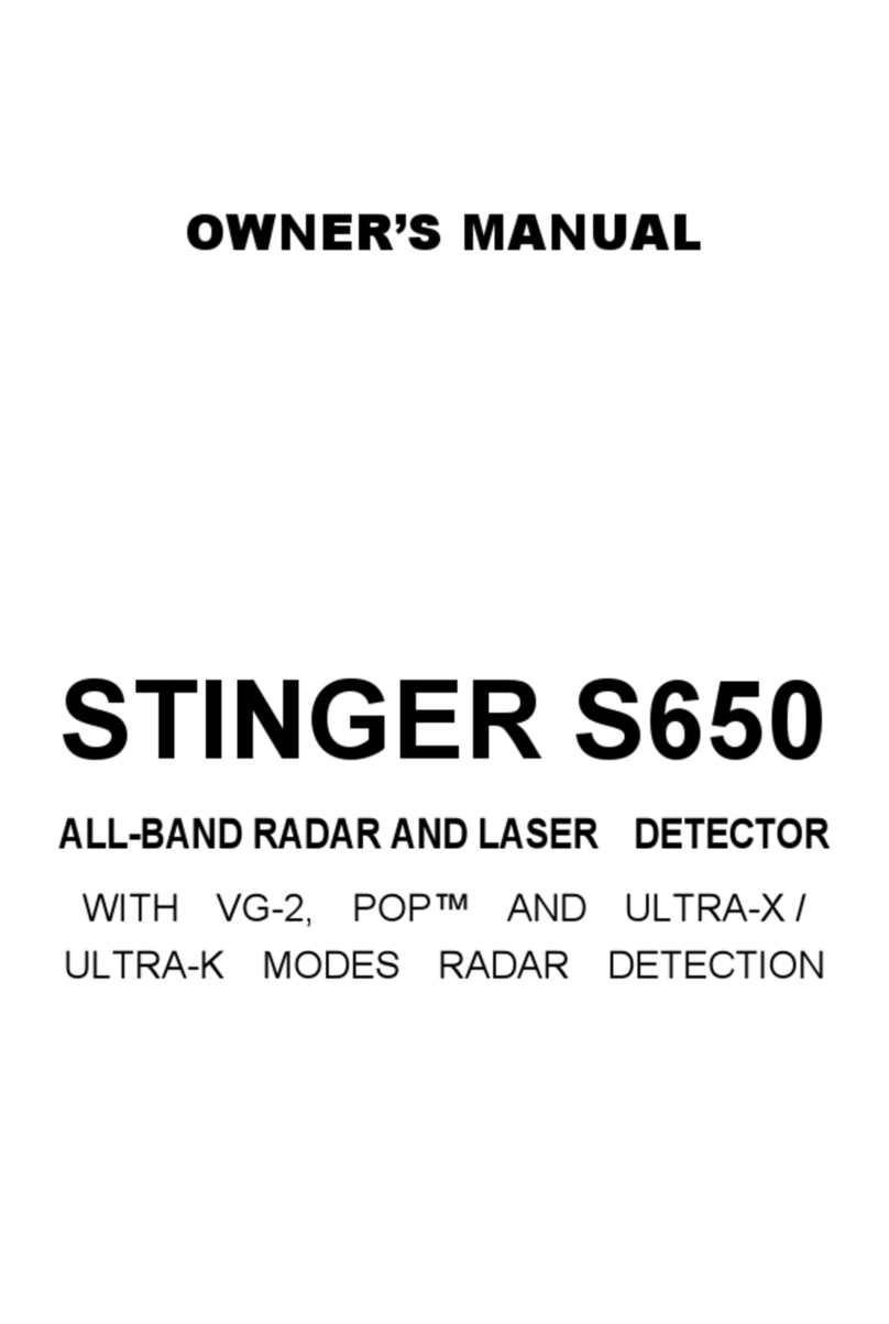 Stinger S650 owner's manual