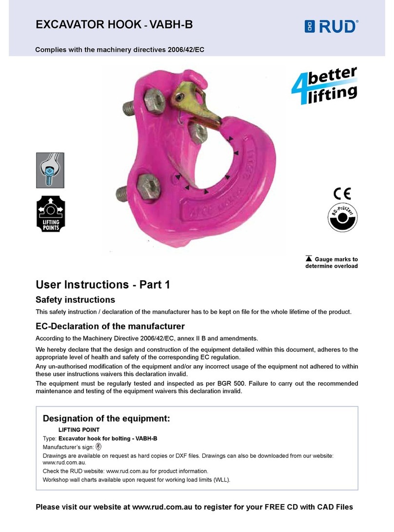 RUD VABH-B User instructions