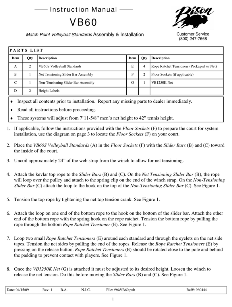 Bison VB60 User manual