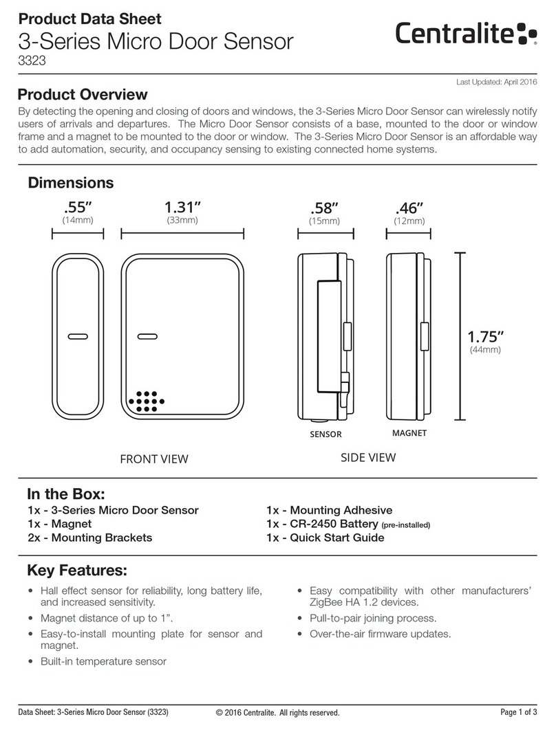 Centralite 3-Series Product data sheet Centralite 3-Series Product data sheet